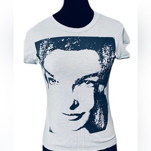 Vintage Light Blue Graphic Tee!